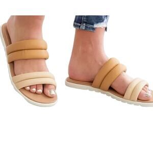 Sorel Ella II Puff Slide Womens Foam Footbed Sandals Size 10